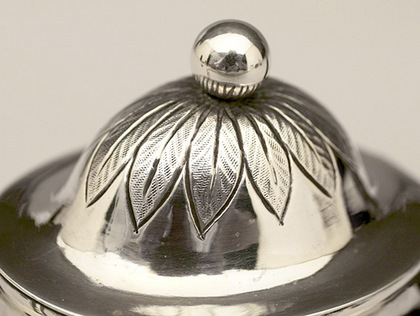Miniature Continental Silver Teapot - Birds Head Spout